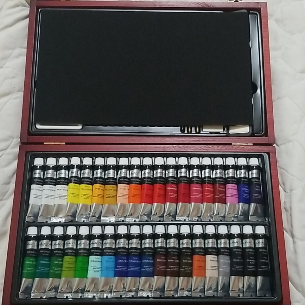 Extremely lightly used watercolor set